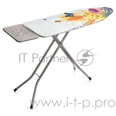 Dogrular, Тифани серая, Доска гладильная 152*42см, металлическая сетка, подставка для утюга