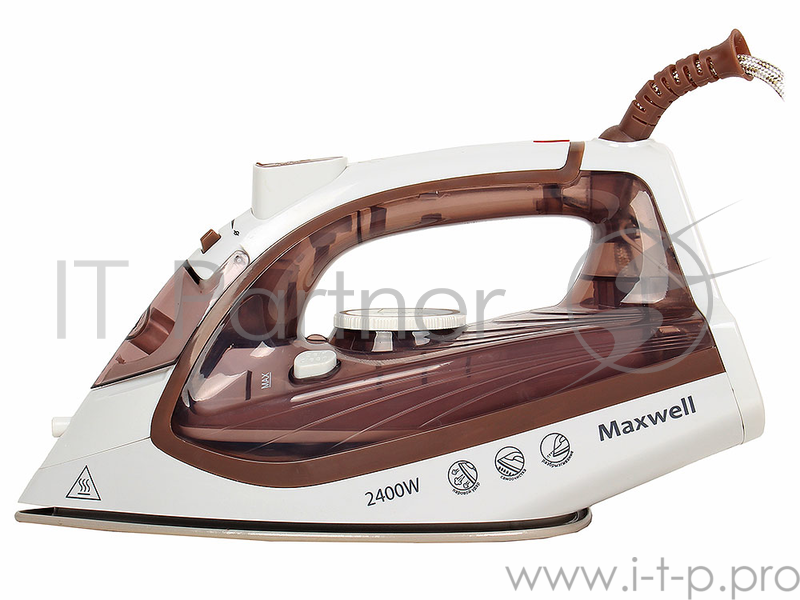 Утюг Maxwell 3047-MW (ВN) (2000 Вт, подошва из нержавеющей стали)