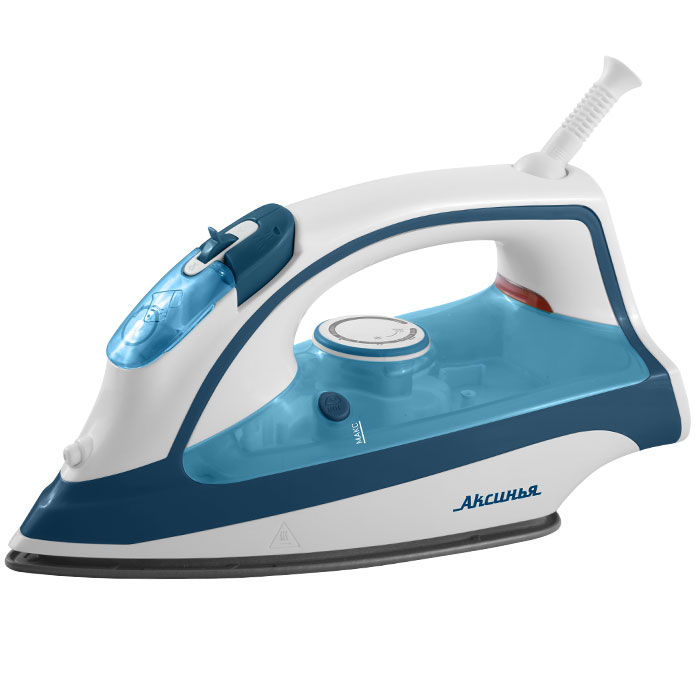 Утюг DELTA Аксинья КС-3002 белый с синим