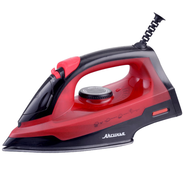 Утюг DELTA Аксинья КС-3004 черный с красным