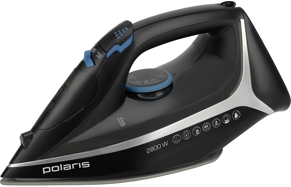 Утюг POLARIS PIR2868AK 3m черн/серебр 2800Вт