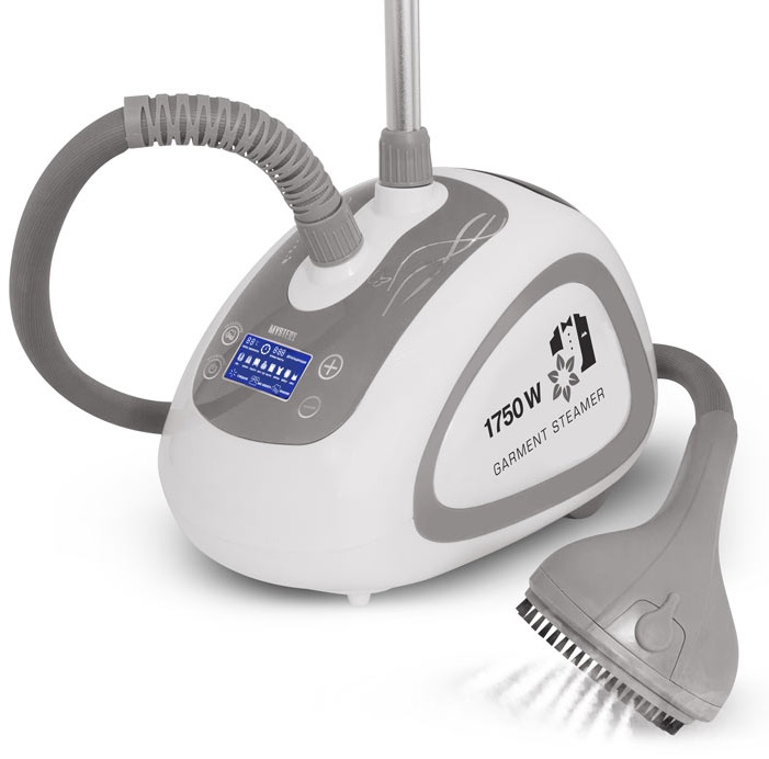 Отпариватель напольный Mystery MGS-4003 1750Вт белый/серый