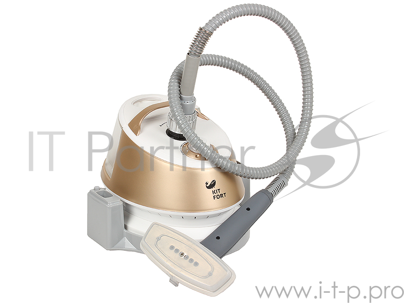 Отпариватель напольный Kitfort КТ-913 2000Вт белый/золотистый
