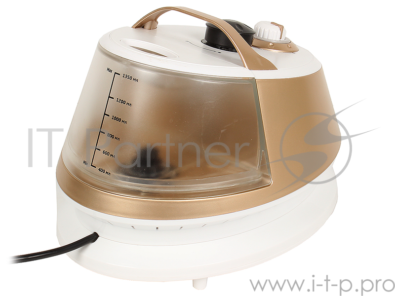 Отпариватель напольный Kitfort КТ-913 2000Вт белый/золотистый