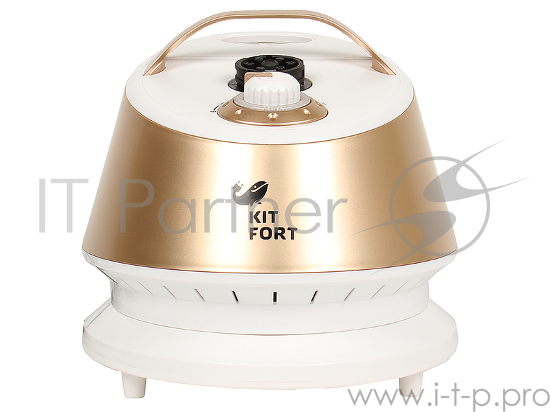 Отпариватель напольный Kitfort КТ-913 2000Вт белый/золотистый