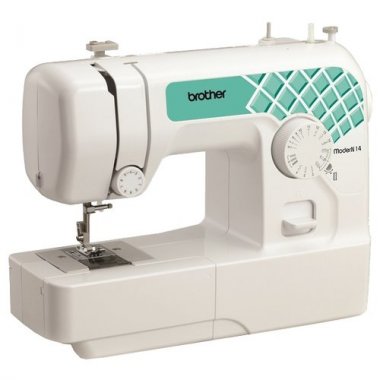 Швейная машина BROTHER ModerN 14 14 видов строчек. Полуавтоматическая обработка петли. Горизонтальный челнок. Функция «Свободный рукав». Длина стежка – 4 мм. Ширина строчки – 5 мм. Светодиодная LED подсветка. Шитье двойной иглой. Мощность 50 ВТ