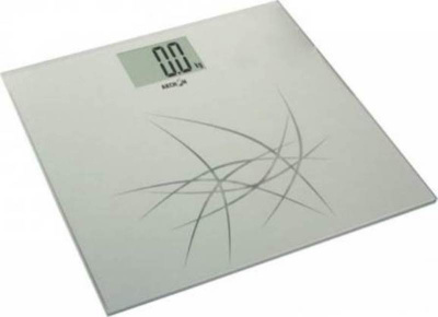 Весы напольные электронные Аксион ВНЕ-31. Максимальный измеряемый вес 150 кг. Материал платформы — серое стекло.