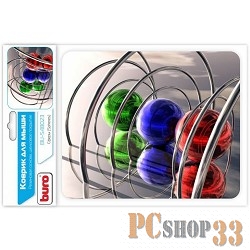 Коврики Коврик для мыши Buro BU-S48023 рисунок/сферы 375270