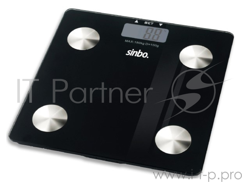 Весы напольные электронные Sinbo SBS 4447 макс.180кг черный
