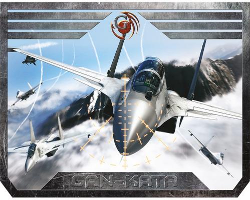 Коврики Dialog Gan-Kata PGK-07 plane с рисунком самолета, Игровая поверхность для мыши -размер 300х235х3мм