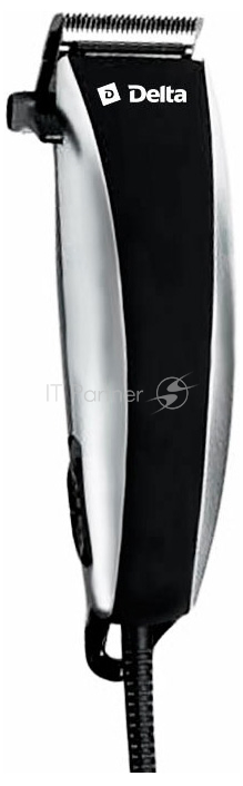 Машинки для стрижки DELTA DL-4014 серебро (серебро, 10 Вт, регулировка длины срезаемых волос, 4 съемных гребня, лезвия из нержавеющей стали, расческа, ножницы, масленка, щетка для чистки)