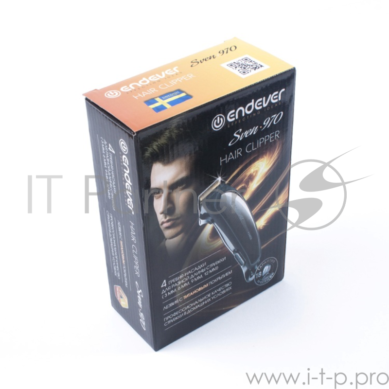 Машинка для стрижки Endever Sven 970, чёрный