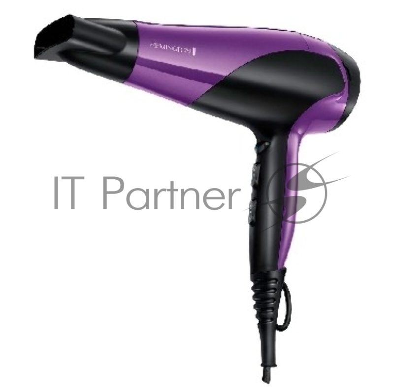 Фен REMINGTON D-3190 (Мощность 2200 Вт. Количество режимов 6. Независимая регулировка нагрева и воздушного потока. В комплекте диффузор, концентратор.)