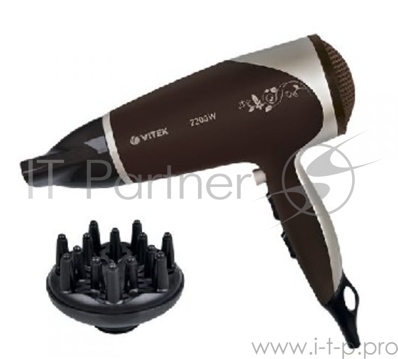Фен Vitek VT-2327 CL chokolat ()