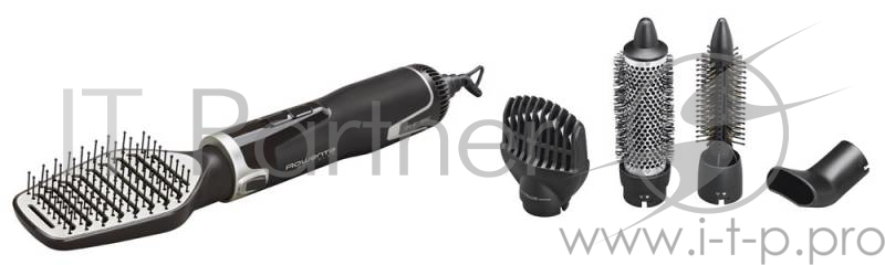 Фен-щетка Rowenta CF8361D0 1200Вт черный/серебристый