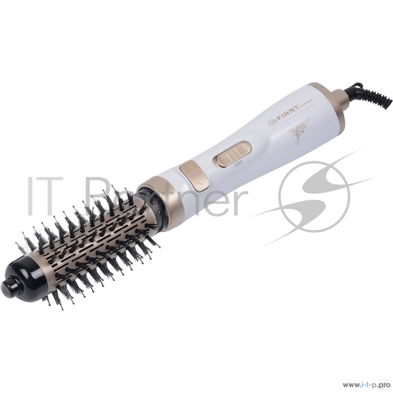 Фен-щетка FIRST FA-5651-6 White/Gold, 900 Вт, вращение, 2 скор., 2 темп., холод White/Gold