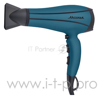 Фен DELTA Аксинья КС-701 бирюзовый с черным