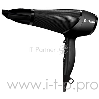 Фен DELTA DL-0928 черный, холод. обдув: 2200 Вт (РОССИЯ) (12)