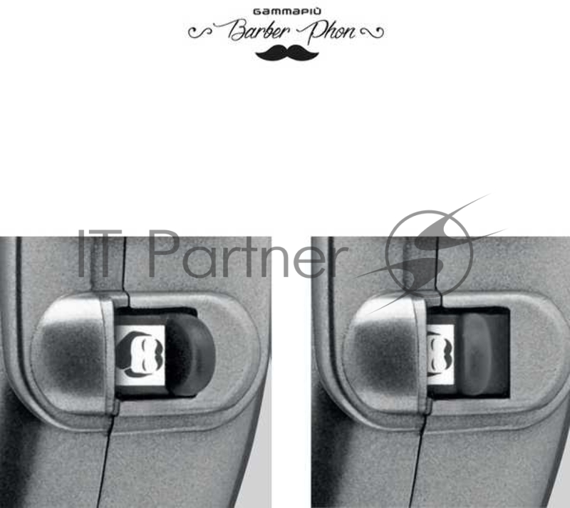 Фен Gamma Piu Barber 2000Вт серый