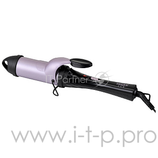 Щипцы для завивки волос DELTA LUX DL-0635T черный с сиреневым: КЕРАМИКА, d 45 мм (Россия)(20)