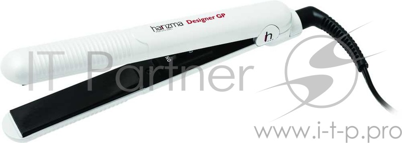 Щипцы Harizma Designer GP 32Вт макс.темп.:180С покрытие:гальваническое белый