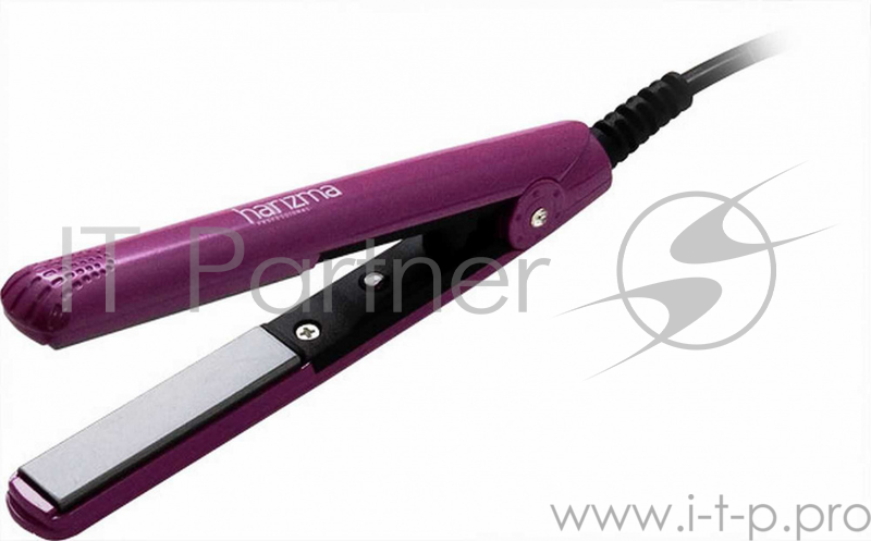 Щипцы Harizma Mini 12Вт макс.темп.:150С покрытие:керамико-турмалиновое розовый