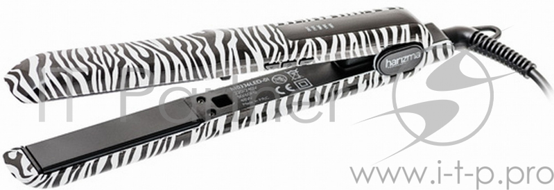 Щипцы Harizma Style Colors 48Вт макс.темп.:230С покрытие:керамико-турмалиновое черный/белый