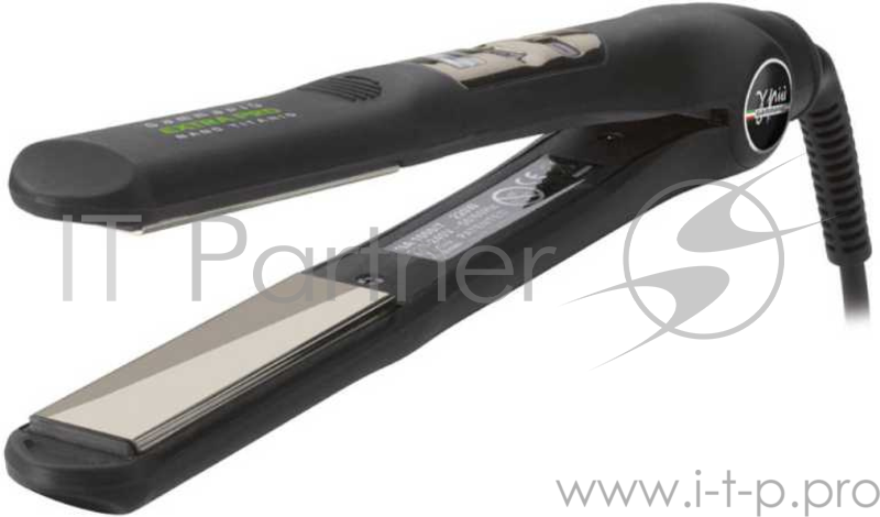 Выпрямитель Gamma Piu Extra Pro LCD Titanium 120Вт черный (макс.темп.:230С)