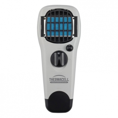 Прибор противомоскитный Thermacell Garden Repeller Grey (цвет светло-серый, в комплекте: прибор + 1 газовый картридж + 3 пластины)
