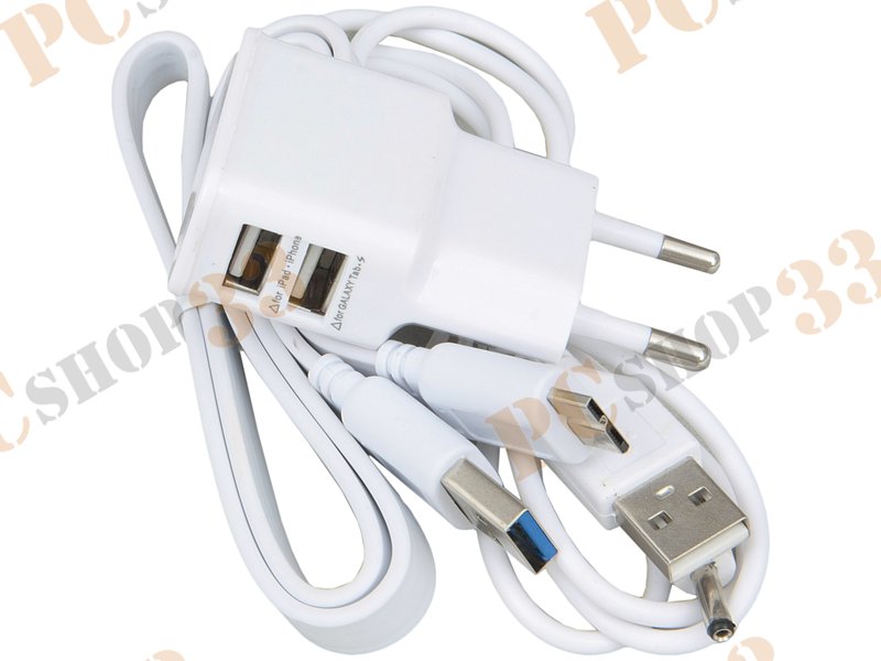 Разветвитель 4 порта USB3.0 ORIENT BC-307PS, внешн., с блоком питания