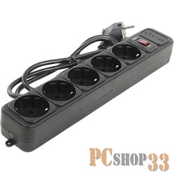 Сетевой фильтр 5bites SP5-B-10 Сетевой фильтр 5S / 3*0.75MM2 / 1M / BLACK