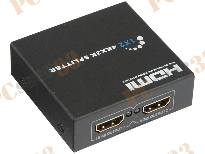 Разветвитель 2 порта HDMI ORIENT HSP0102HN, с блоком питания