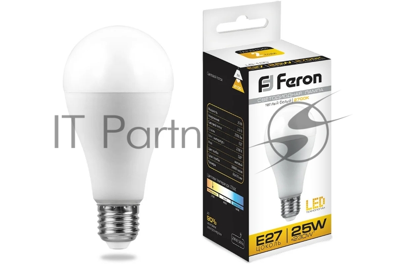 Лампа светодиодная FERON 25790 (25W) 230V E27 2700K, LB-100