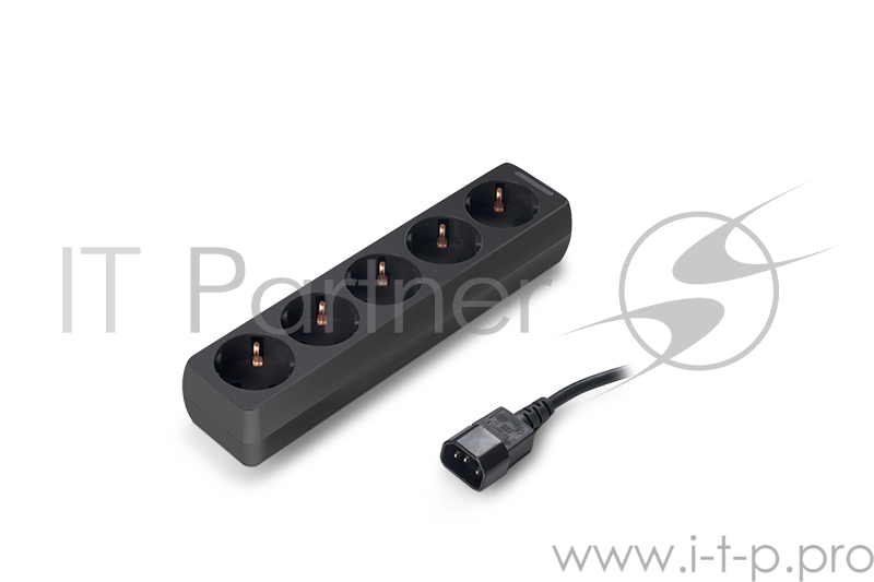 Сетевой фильтр Exegate EX221202RUS Сетевой фильтр Exegate SPU-5-1.8B (5 розеток, 1.8м, UPS вилка, черный)
