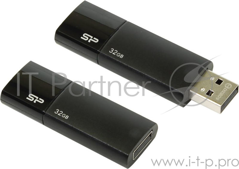 Носитель информации Silicon Power USB Drive 32Gb Ultima U05 SP032GBUF2U05V1K {USB2.0, Black}