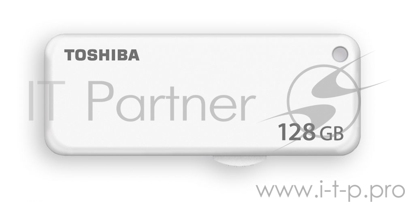 Флеш Диск Toshiba 128Gb TransMemory U401 THN-U203W1280E4 USB2.0 белый