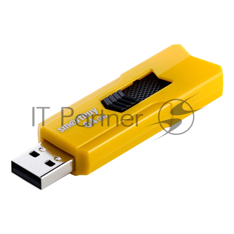 Накопитель Flash USB 2.0 Flash Drive 64GB Smartbuy STREAM Yellow (SB64GBST-Y)