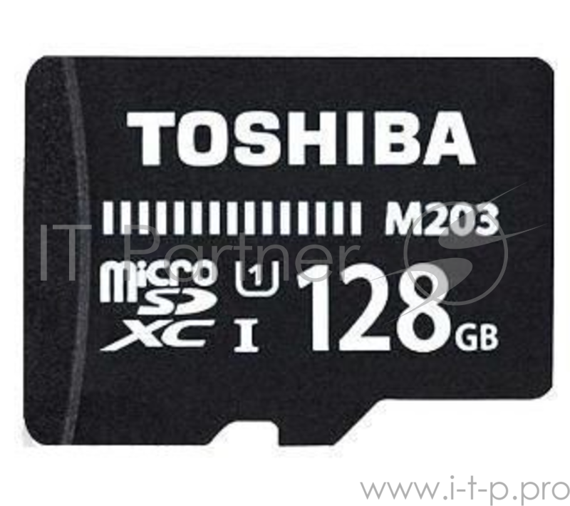 Флеш карта microSDXC 128Gb Class10 Toshiba THN-M203K1280EA M203 + adapter