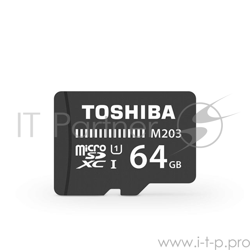 Флеш карта microSDXC 64Gb Class10 Toshiba THN-M203K0640EA M203 + adapter