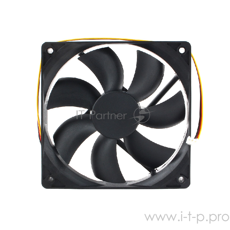 Вентилятор Gembird, 120x120x25, гидродинамический, 3 pin, провод 30 см