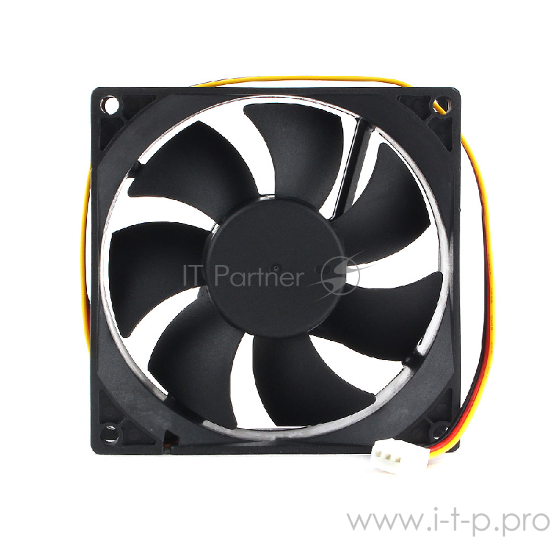 Вентилятор Gembird, 92x92x25, гидродинамический, 3 pin, провод 30 см