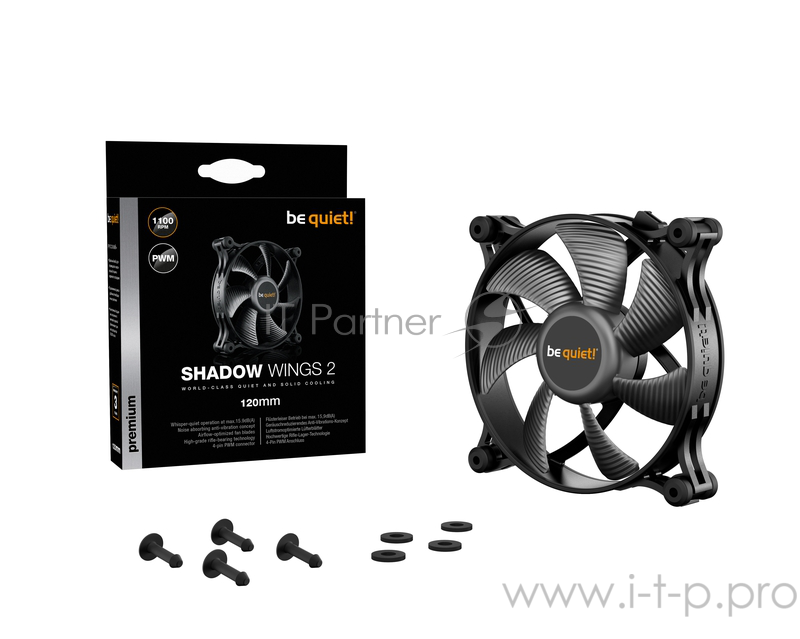 Корпусной вентилятор be quiet! SHADOW WINGS 2 120mm PWM / BL085