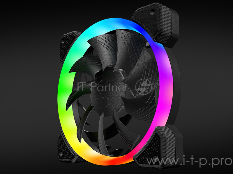 Вентилятор Cougar VORTEX RGB FCB 120 120x120x25мм (40шт./кор, пит. от мат.платы и БП, 1200об/мин) (CF-V12FB-RGB) Retail