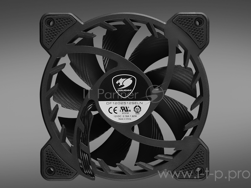 Вентилятор Cougar VORTEX RGB FCB 120 120x120x25мм (40шт./кор, пит. от мат.платы и БП, 1200об/мин) (CF-V12FB-RGB) Retail