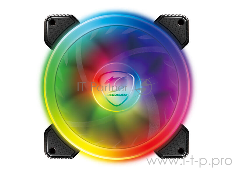 Вентилятор Cougar VORTEX RGB SPB PWM 120 120x120x25мм (40шт./кор, пит. от мат.платы и БП, 600-1500об/мин) (CF-V12SPB-RGB) Retail