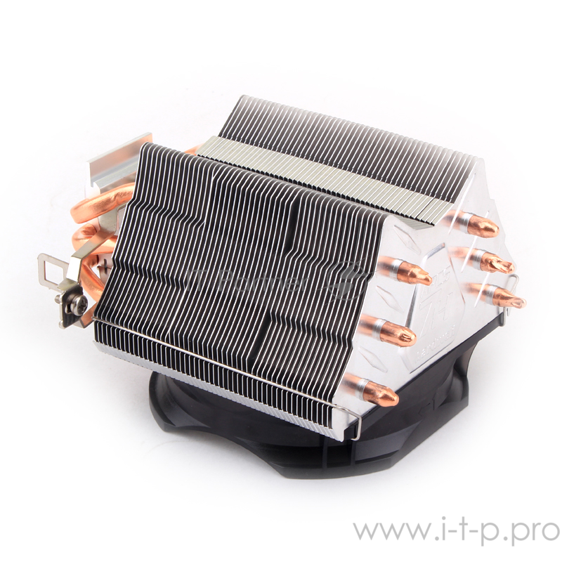 Кулер AARDWOLF Performa 7X (APF-7X-92LED) S775/115X/AM2/AM3/AM4 (15 шт/кор, TDP 105W, BLUE LED вент-р 92мм с PWM, 3 тепловые трубки 6мм, 1350-2100RPM, 18-26dBa)
