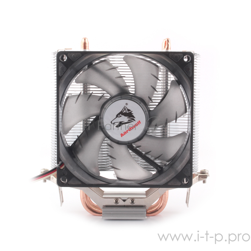 Кулер AARDWOLF Performa 3X (APF-3X-92) S775/115X/AM2/AM3/AM4 (30 шт/кор, TDP 95W, вент-р 92мм с PWM, 2 тепловых трубки 6мм, 1000-1600RPM, 16-24dBa)