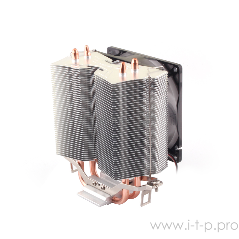 Кулер AARDWOLF Performa 3X (APF-3X-92) S775/115X/AM2/AM3/AM4 (30 шт/кор, TDP 95W, вент-р 92мм с PWM, 2 тепловых трубки 6мм, 1000-1600RPM, 16-24dBa)