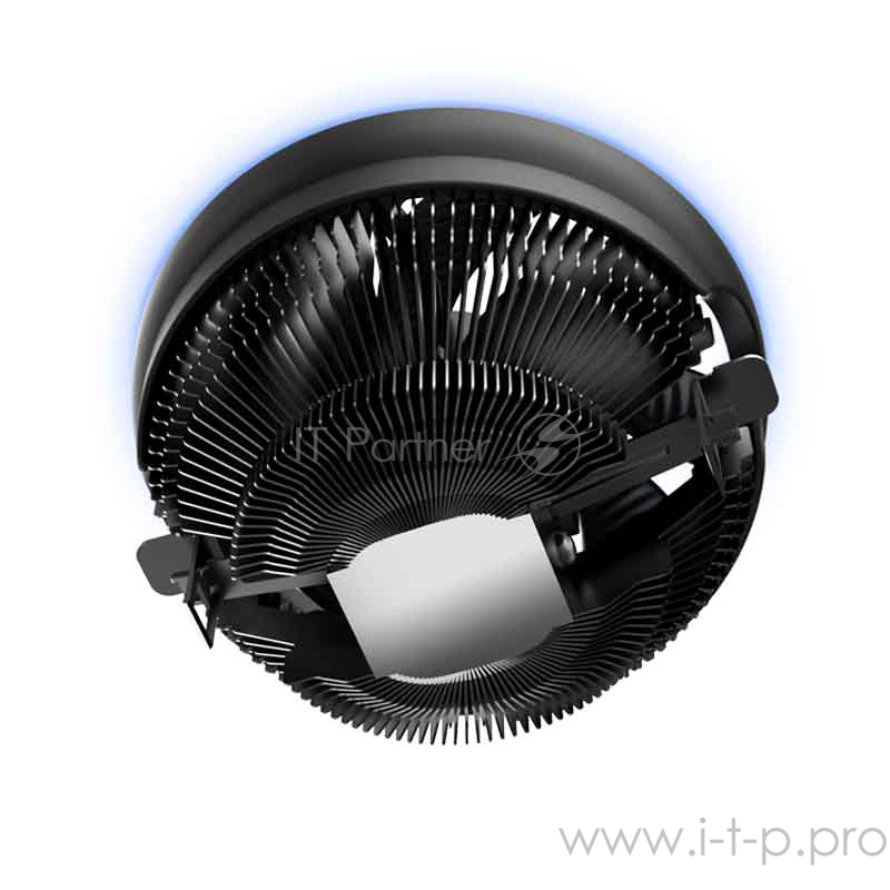 Кулер PCCooler E126M B S775/115X/AM2/2+/AM3/3+/AM4/FM (48 шт/кор, TDP 92W, вент-р 120мм с PWM, Blue LED FAN, 1000-1800RPM, 26.5dBa) Retail Color Box