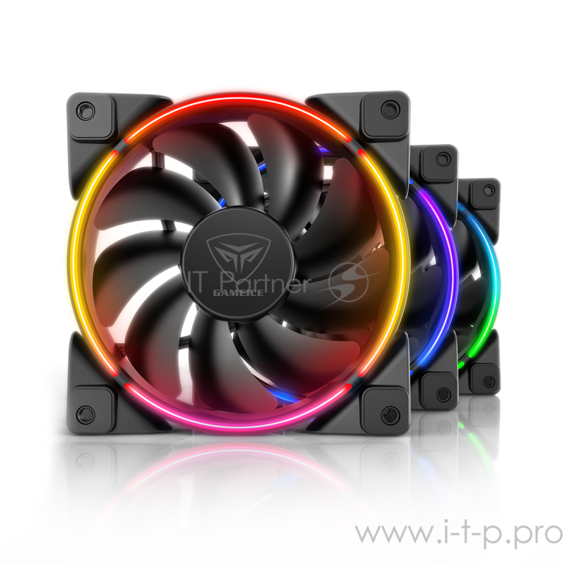 Кулер PCCooler GI-R68X CORONA RGB LGA2066/2011/20XX/TR4/SP3 (8 шт/кор, TDP 300W, 2x120mm PWM SilentPro RGB FAN, 6 тепловых трубок 8мм, 1000-2200RPM, 31,4dBa)